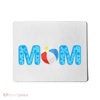 Mom Beach Ball Theme Birthday Party Pool Matching Summer Mousepad thumb 0