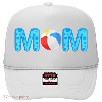 Mom Beach Ball Theme Birthday Party Pool Matching Summer Hat
