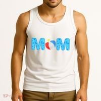 Mom Beach Ball Theme Birthday Party Pool Matching Summer Tank Top thumb 3