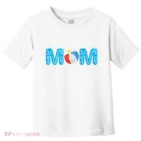 Mom Beach Ball Theme Birthday Party Pool Matching Summer Toddler T-Shirt thumb 0