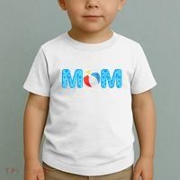Mom Beach Ball Theme Birthday Party Pool Matching Summer Toddler T-Shirt thumb 2