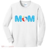 Mom Beach Ball Theme Birthday Party Pool Matching Summer Kids Long Sleeve Shirt thumb 0