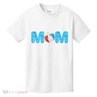 Mom Beach Ball Theme Birthday Party Pool Matching Summer Kids T-Shirt thumb 0