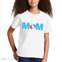 Mom Beach Ball Theme Birthday Party Pool Matching Summer Kids T-Shirt thumb 2