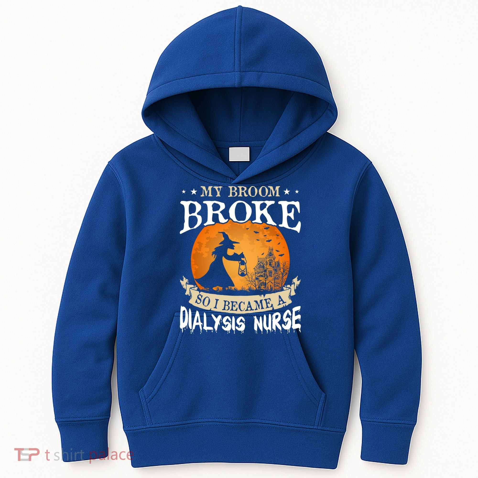 My Broom Broke So I Became A Dialysis Nurse Gift Kids Hoodie