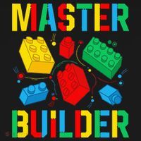 Master Builder Building Blocks Brick Toy Master Builder T-Shirt thumb 7