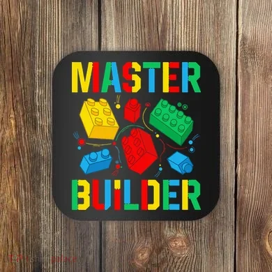 Master Builder Building Blocks Brick Toy Master Builder Coaster