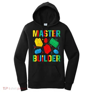 Master Builder Building Blocks Brick Toy Master Builder Women's Hoodie