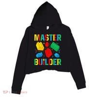 Master Builder Building Blocks Brick Toy Master Builder Crop Fleece Hoodie thumb 0
