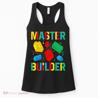 Master Builder Building Blocks Brick Toy Master Builder Women's Tank Top