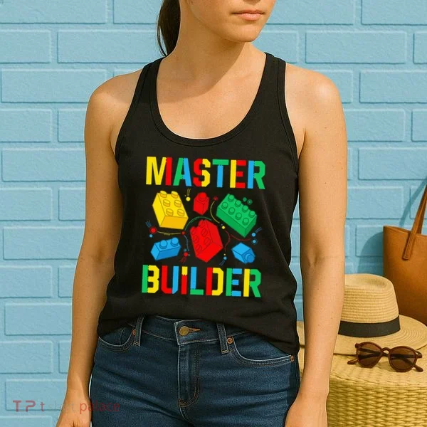 Master Builder Building Blocks Brick Toy Master Builder Women's Tank Top