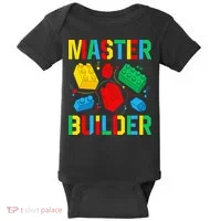 Master Builder Building Blocks Brick Toy Master Builder Baby Bodysuit thumb 0