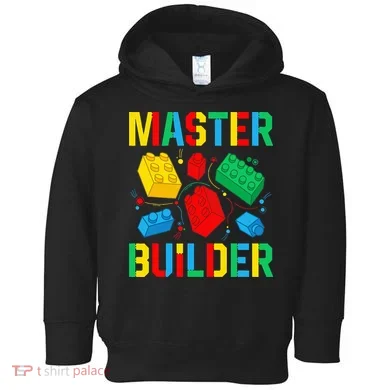 Master Builder Building Blocks Brick Toy Master Builder Toddler Hoodie