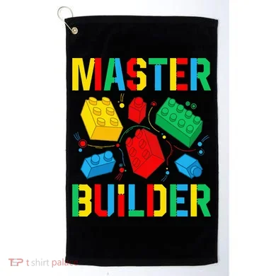 Master Builder Building Blocks Brick Toy Master Builder Golf Towel