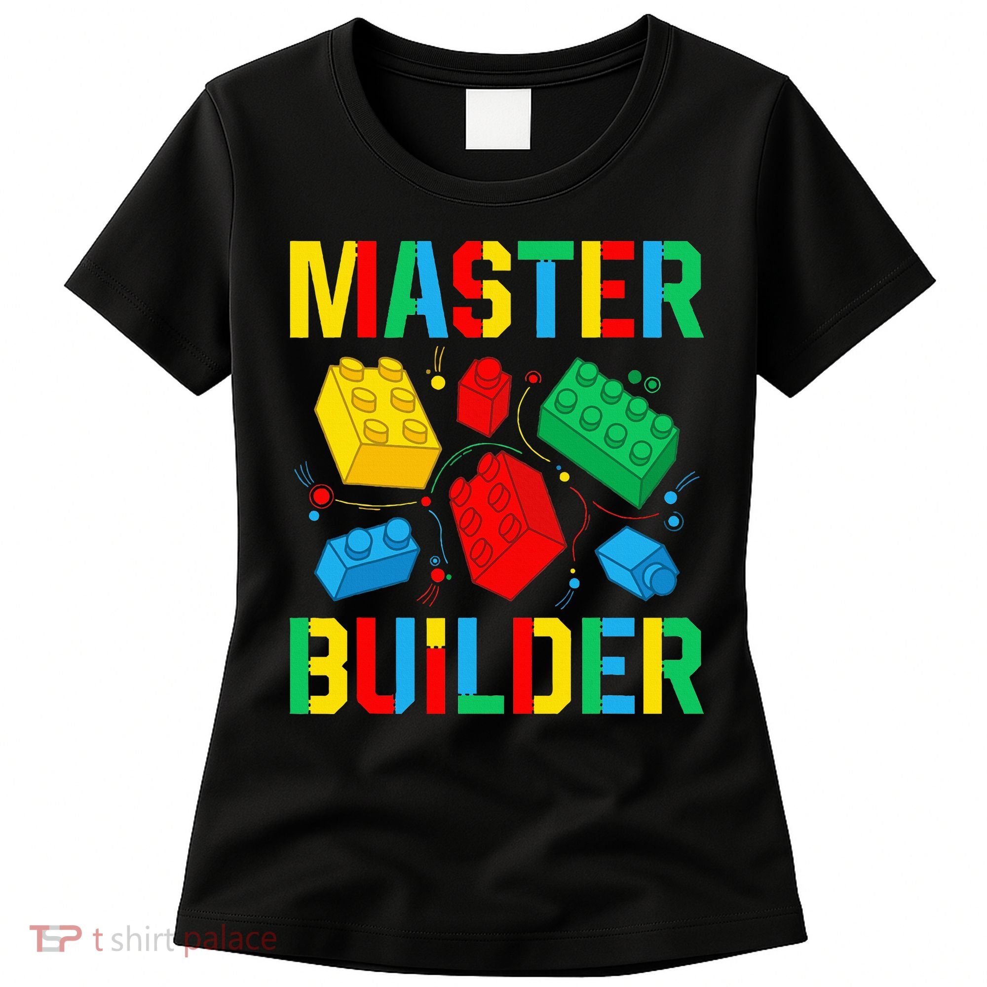 Master Builder Building Blocks Brick Toy Master Builder Women's T-Shirt