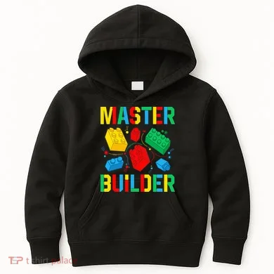 Master Builder Building Blocks Brick Toy Master Builder Kids Hoodie