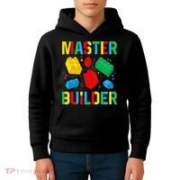 Master Builder Building Blocks Brick Toy Master Builder Kids Hoodie thumb 4
