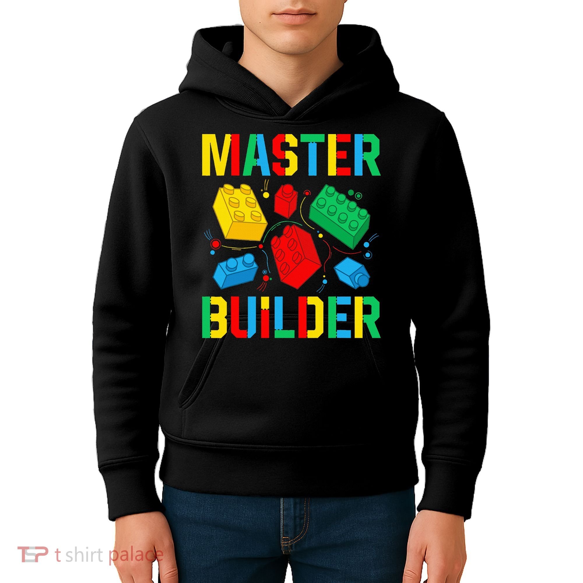 Master Builder Building Blocks Brick Toy Master Builder Kids Hoodie