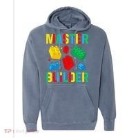 Master Builder Building Blocks Brick Toy Master Builder Comfort Colors Garment-Dyed Hooded Sweatshirt thumb 0