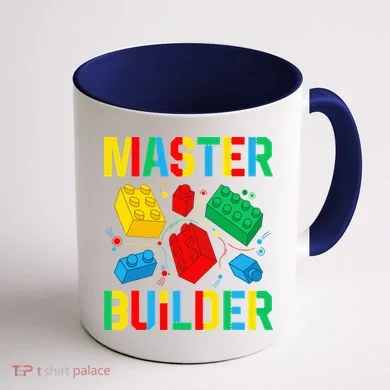Master Builder Building Blocks Brick Toy Master Builder Coffee Mug back