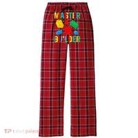 Master Builder Building Blocks Brick Toy Master Builder Women's Flannel Plaid Pajama Pants thumb 0