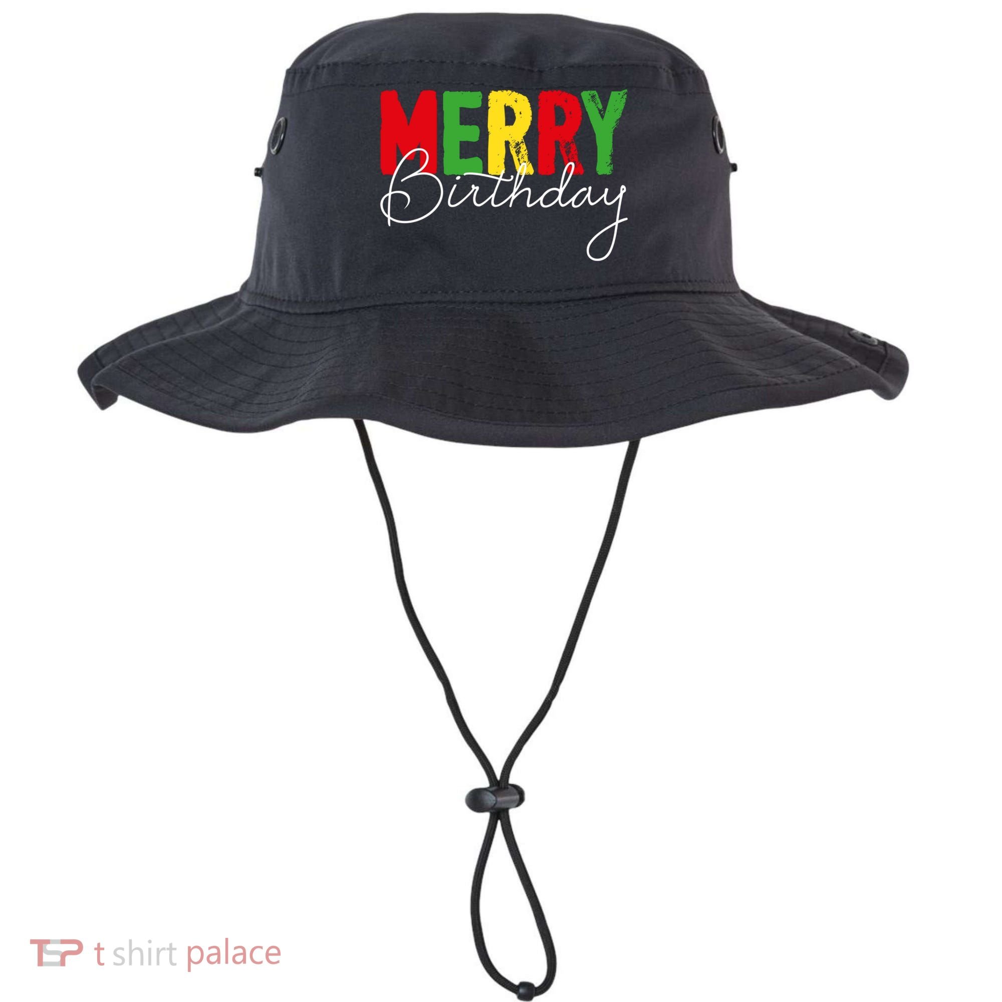 Merry Birthday Born On Christmas Day Cool Gift Bucket Hat