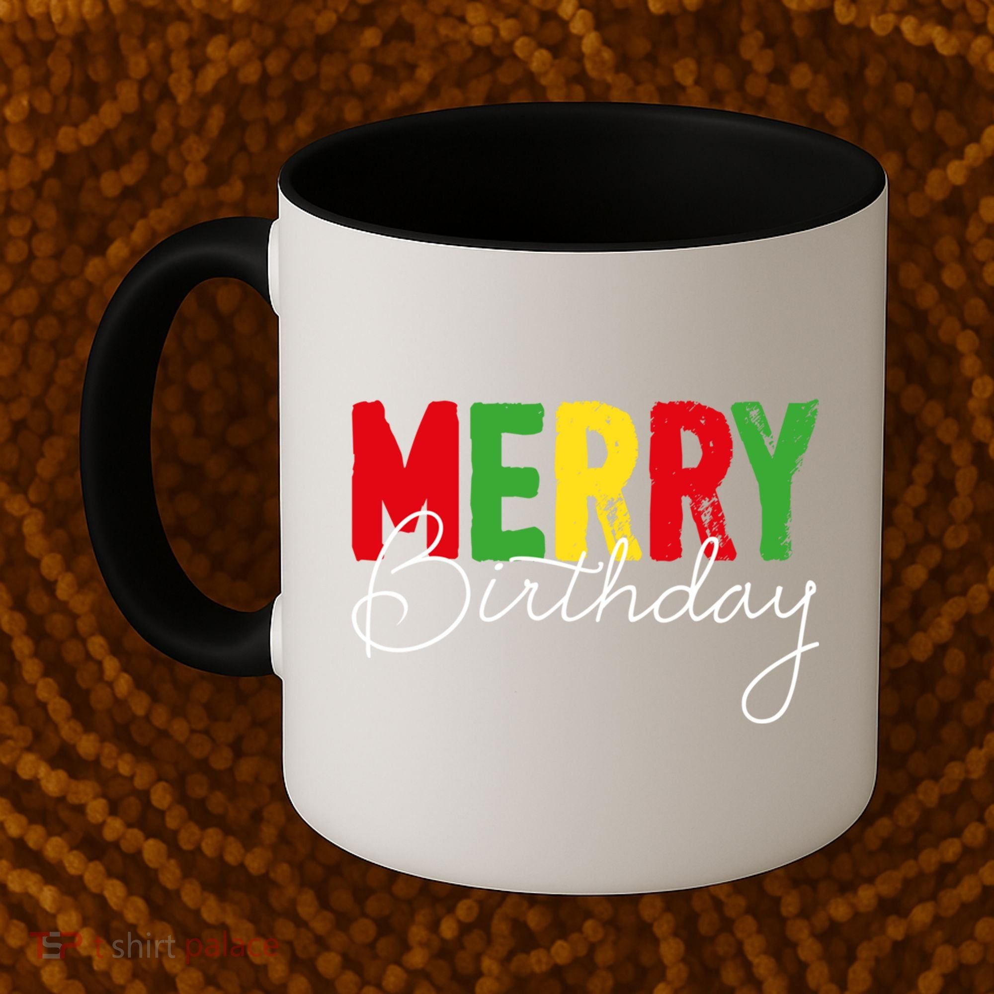 Merry Birthday Born On Christmas Day Cool Gift Coffee Mug