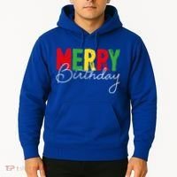Merry Birthday Born On Christmas Day Cool Gift Hoodie thumb 2