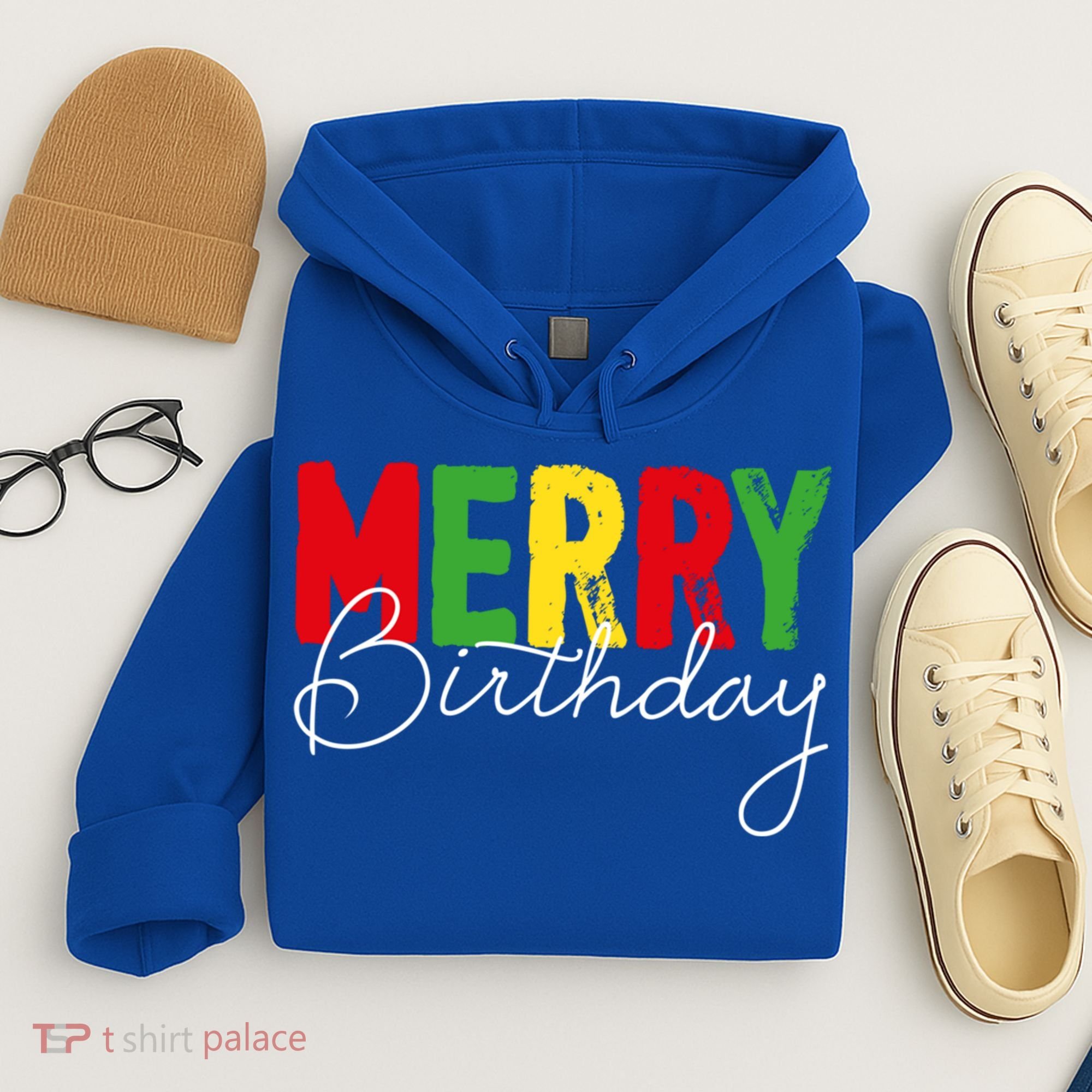 Merry Birthday Born On Christmas Day Cool Gift Hoodie