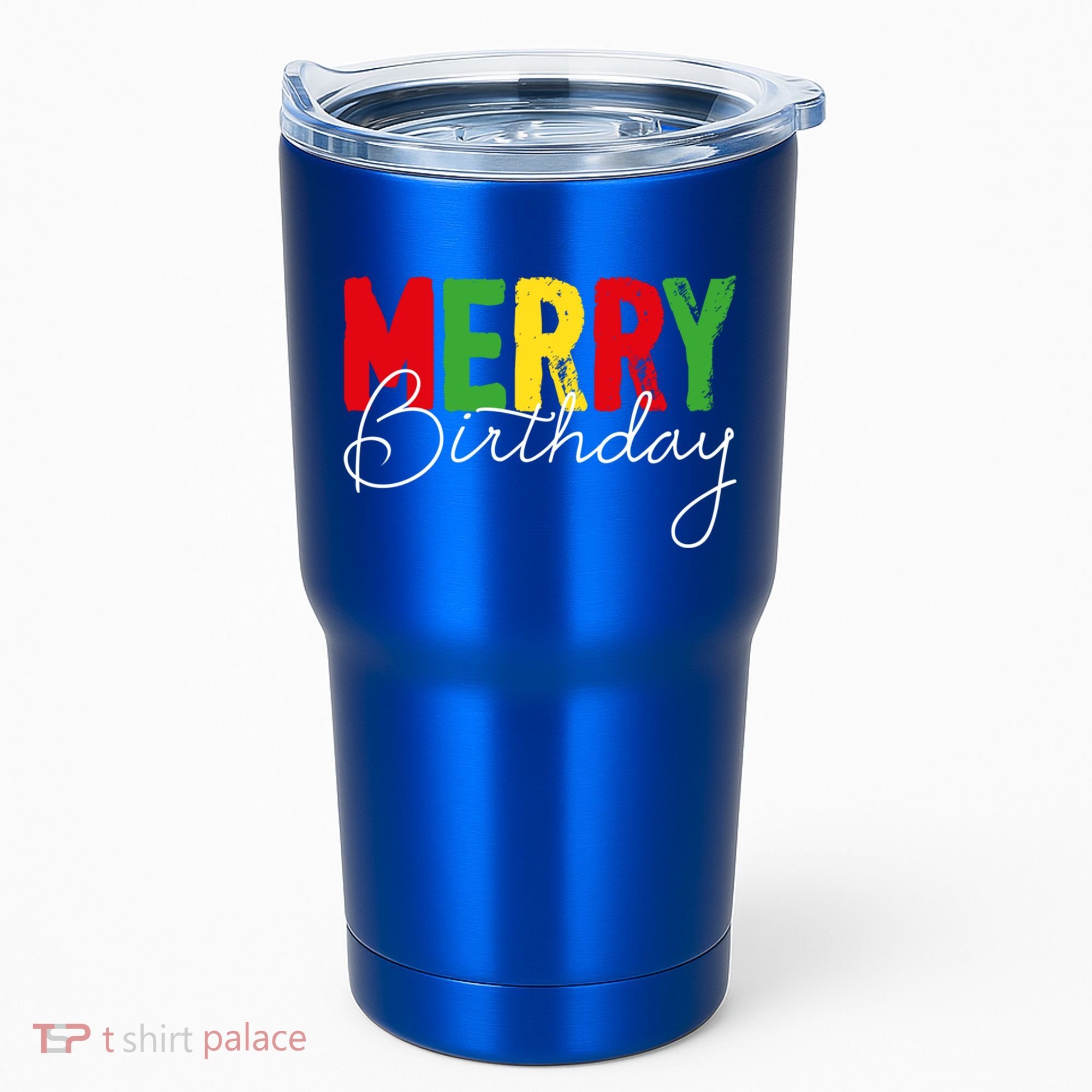 Merry Birthday Born On Christmas Day Cool Gift Tumbler