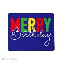Merry Birthday Born On Christmas Day Cool Gift Mousepad thumb 0