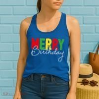 Merry Birthday Born On Christmas Day Cool Gift Women's Tank Top thumb 2
