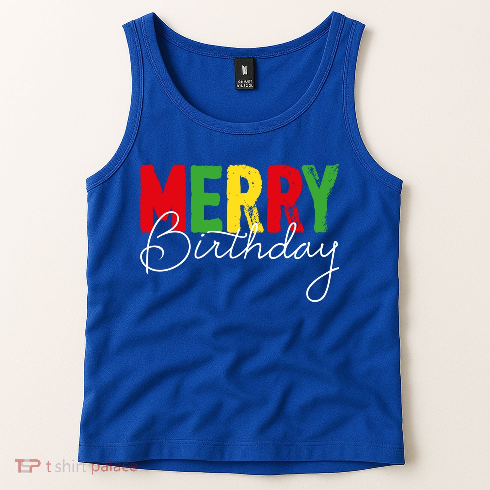 Merry Birthday Born On Christmas Day Cool Gift Tank Top