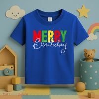 Merry Birthday Born On Christmas Day Cool Gift Toddler T-Shirt thumb 3