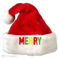 Merry Birthday Born On Christmas Day Cool Gift Santa Hat thumb 0