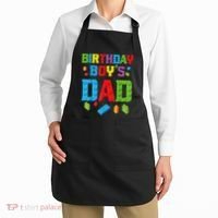 Master Builder Birthday Boy's Dad Building Bricks Blocks Men Apron thumb 2