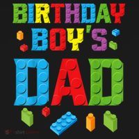 Master Builder Birthday Boy's Dad Building Bricks Blocks Men Apron thumb 3