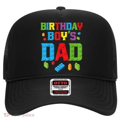 Master Builder Birthday Boy's Dad Building Bricks Blocks Men Hat