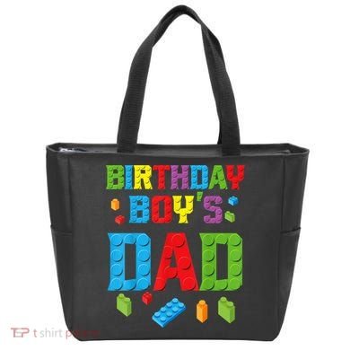 Master Builder Birthday Boy's Dad Building Bricks Blocks Men Tote Bag
