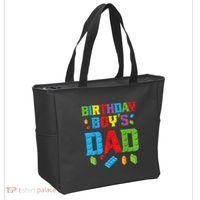 Master Builder Birthday Boy's Dad Building Bricks Blocks Men Tote Bag thumb 2