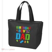Master Builder Birthday Boy's Dad Building Bricks Blocks Men Tote Bag thumb 3