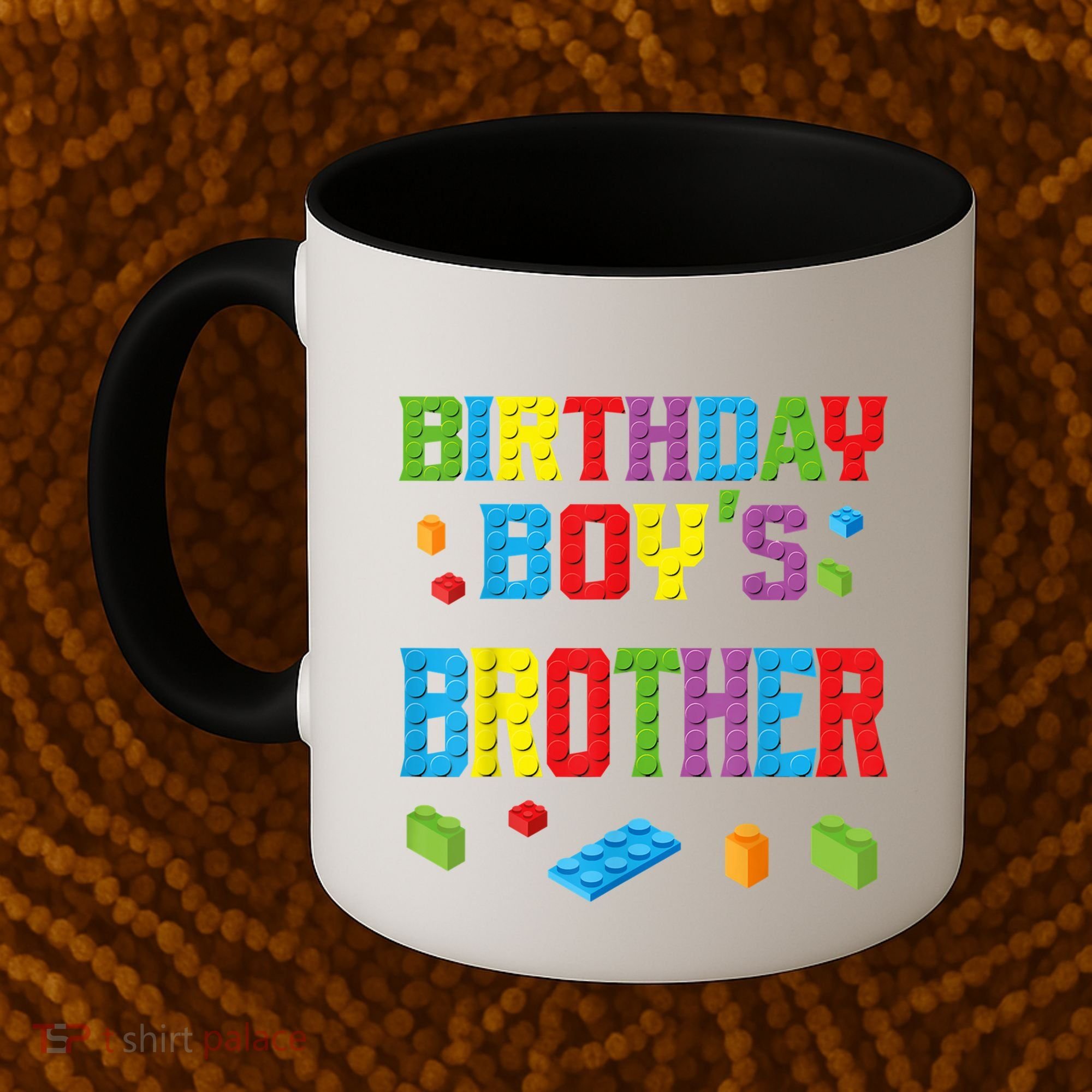 Master Builder Birthday Boy's Brother Building Bricks Blocks Coffee Mug