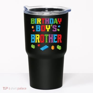 Master Builder Birthday Boy's Brother Building Bricks Blocks Tumbler