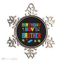 Master Builder Birthday Boy's Brother Building Bricks Blocks Ornament thumb 0