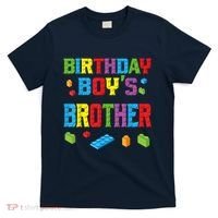 Master Builder Birthday Boy's Brother Building Bricks Blocks T-Shirt thumb 0