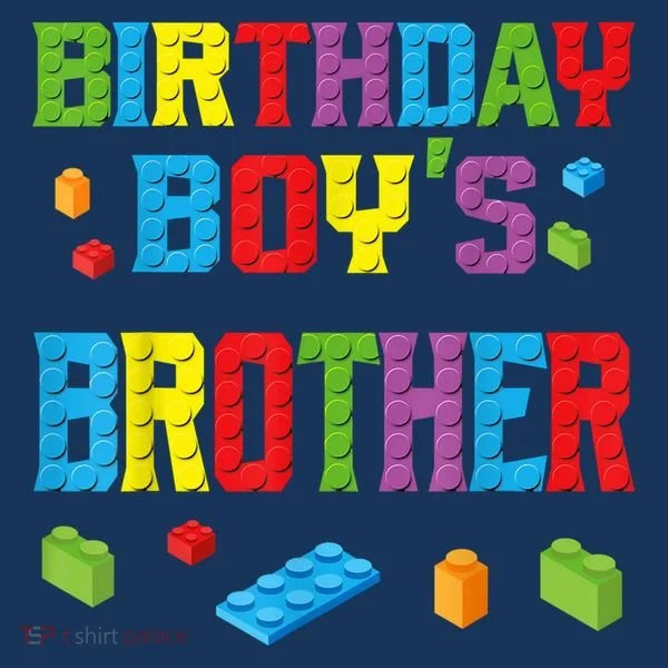 Master Builder Birthday Boy's Brother Building Bricks Blocks Bucket Hat