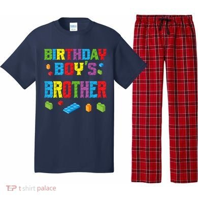 Master Builder Birthday Boy's Brother Building Bricks Blocks Pajama Set