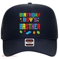 Master Builder Birthday Boy's Brother Building Bricks Blocks Hat thumb 0