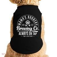 MamaS Boobery Brewing Co New Mom Breastfeeding Funny Doggie Tank thumb 0