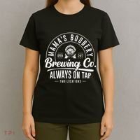 MamaS Boobery Brewing Co New Mom Breastfeeding Funny T-Shirt thumb 4